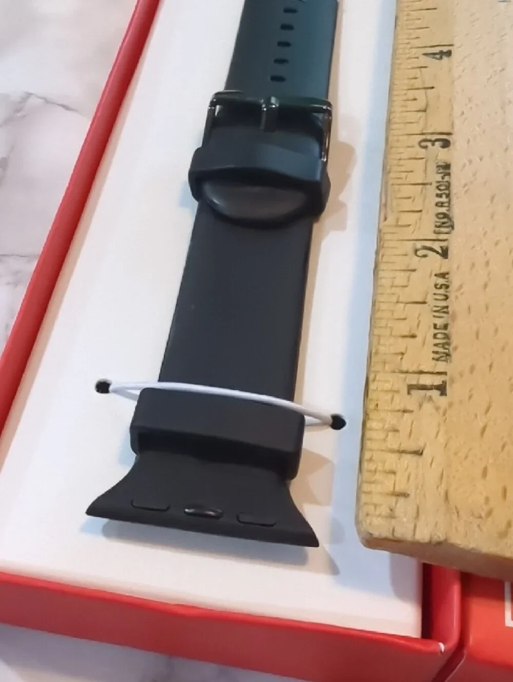 KESSARIS Black Silicone Replacement Watch Band
